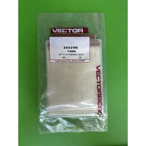 Vector Other - Vector 3662 WE Electronic Plugboard 4.5" X 6.5"/0.042"DIA. HOLES‎ Vectorboard